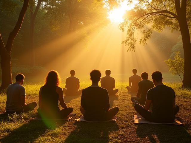 माइंडफुलनेस रिट्रीट का इमर्सिव फोटो शूट